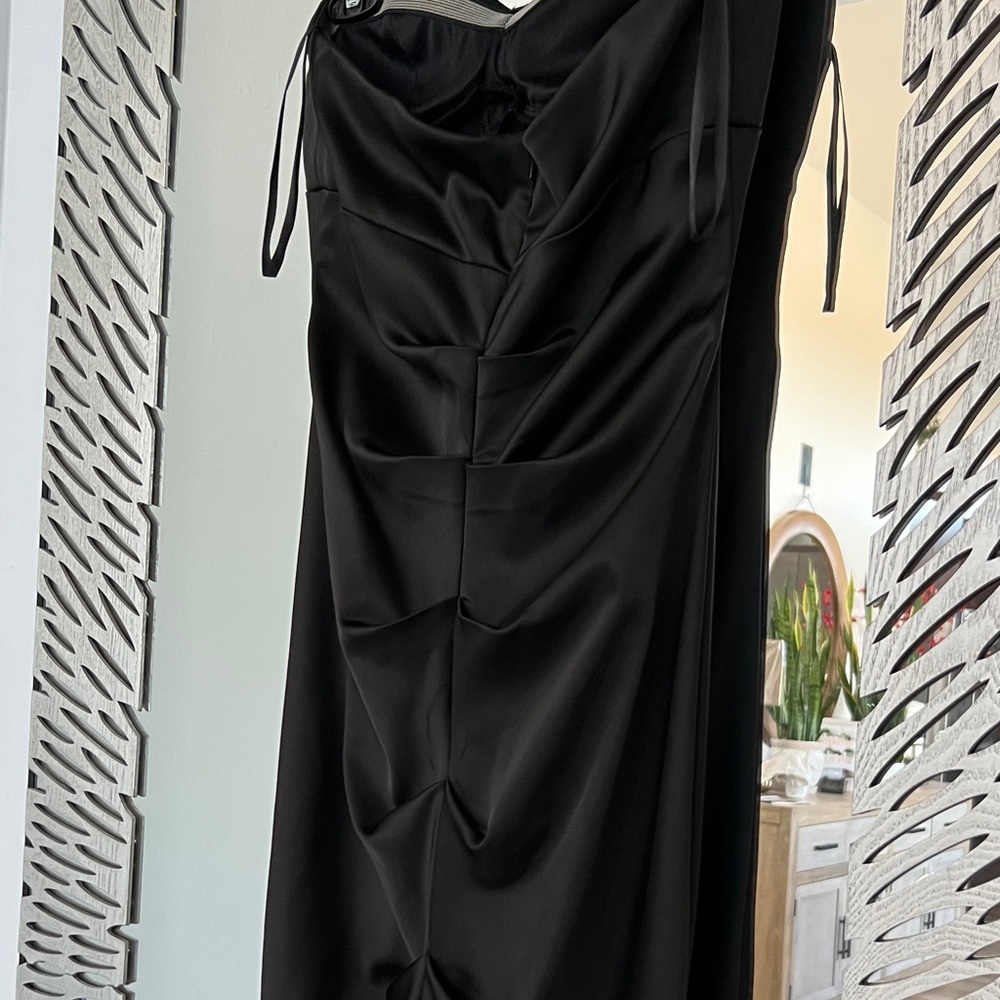 Xscape Black Strapless Dress - Picture 3 of 11